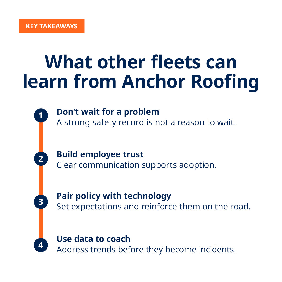 Strengthening fleet safety before a serious incident occurs.