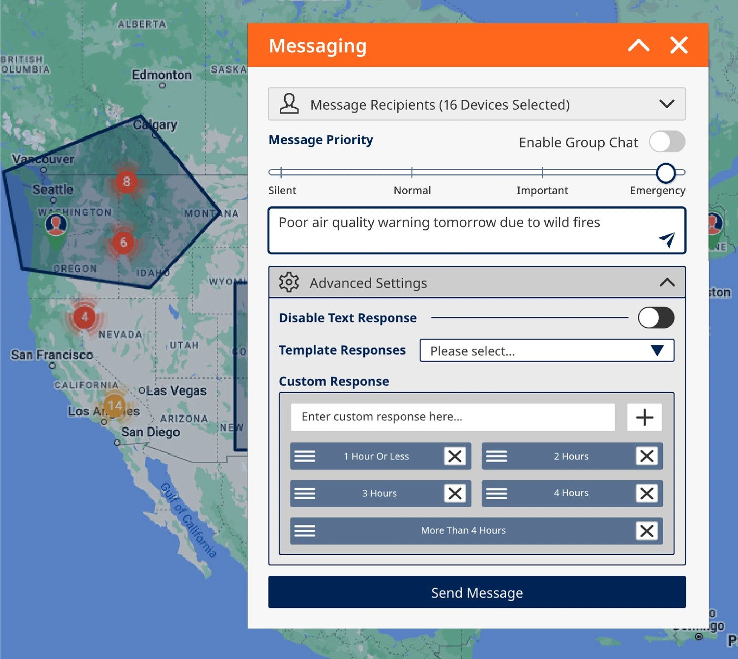 Geolocation targeted communication