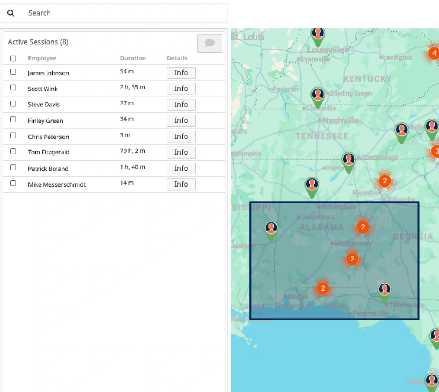 Realtime Worker Visibility