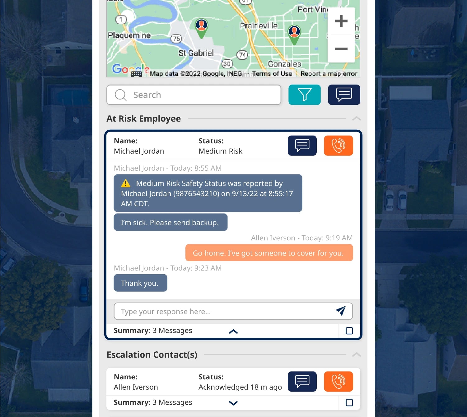Incident response management