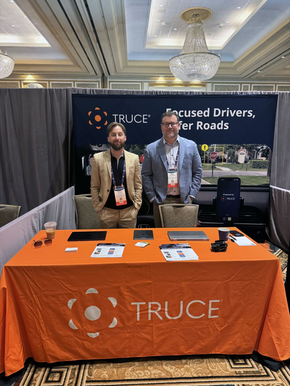 The TRUCE team on the show floor