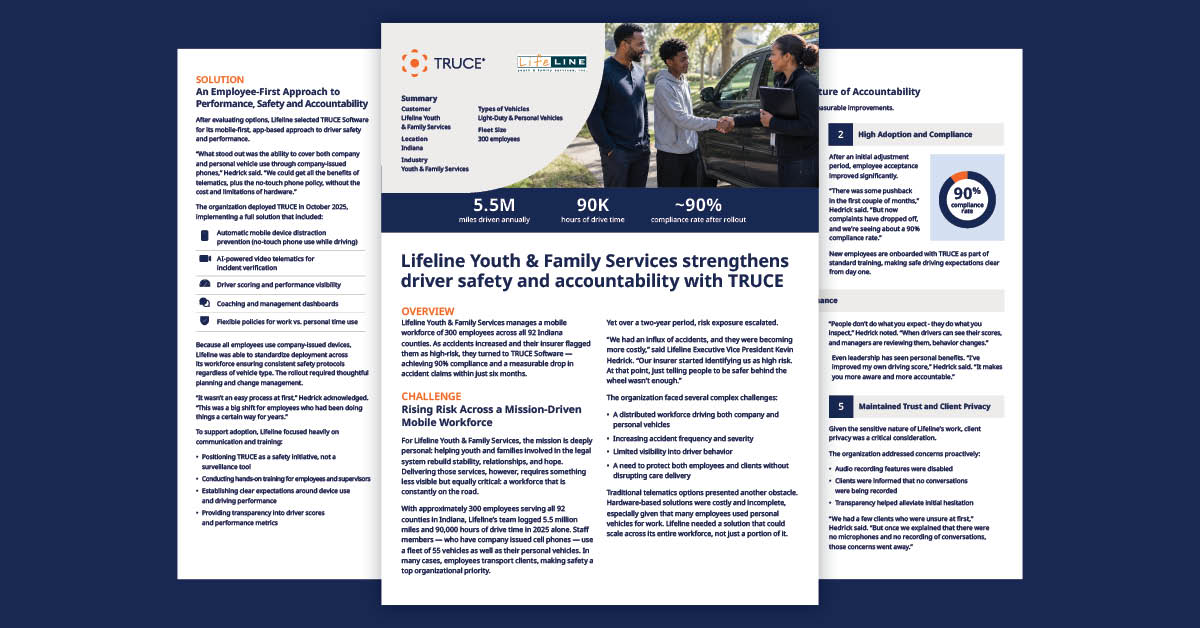 How Lifeline Youth & Family Services Built a Culture of Driver Safety