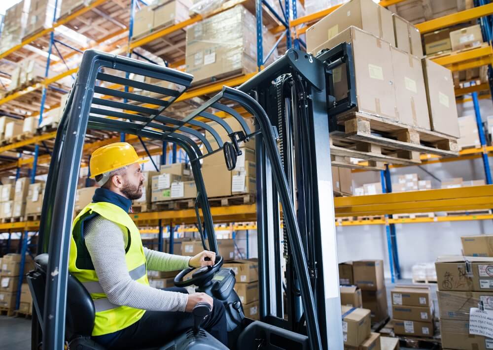 truce distracted driving software forklift