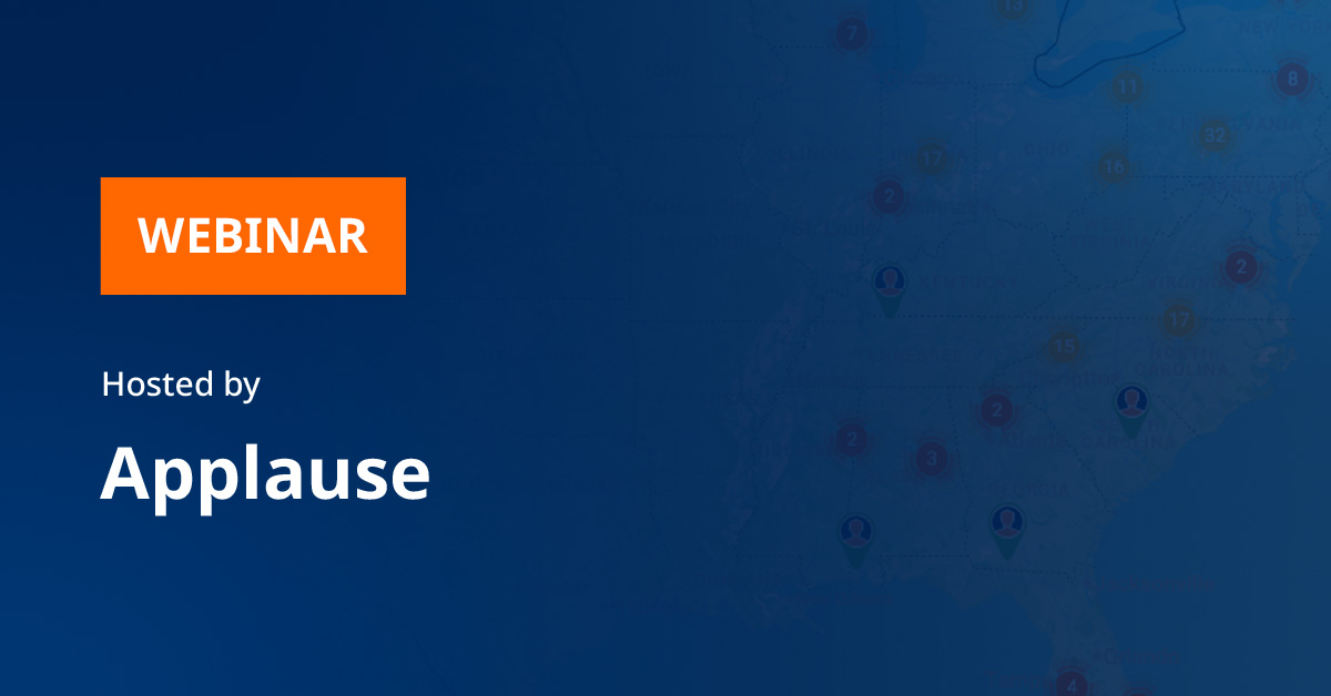 Webinar Hosted by Applause