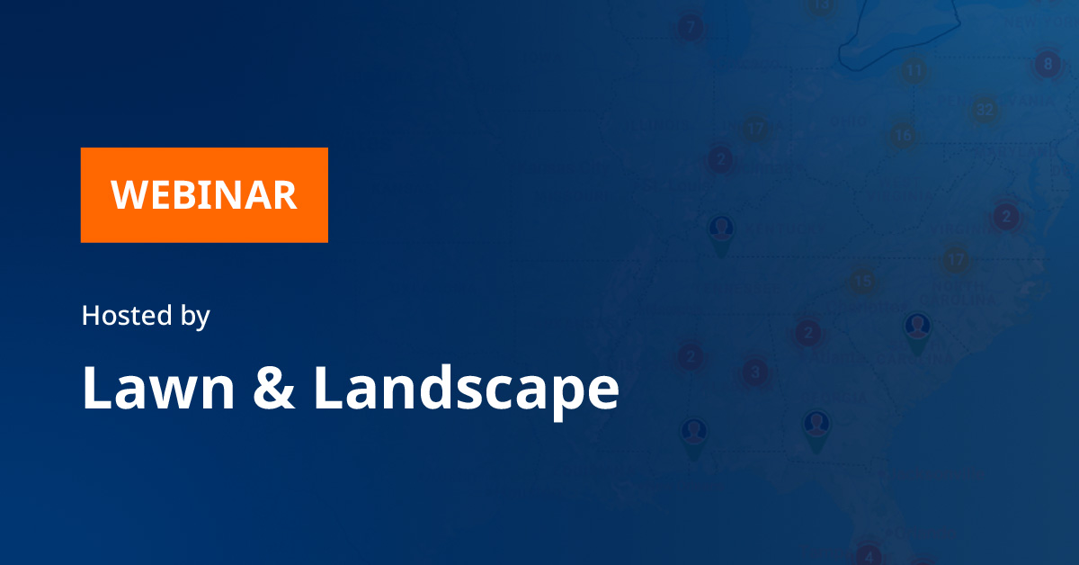 Webinar Hosted by Lawn and Landscape